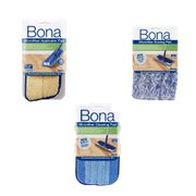 Kit Bona® Com 3 Pads: Pad Limpeza, Pad Atrai Pó Eletrostático e Pad Aplicador Lã Sintética