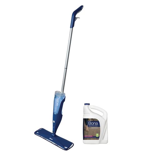 Bona Mop Spray Para Piso De Madeira e Bona Limpador Para Piso De Madeira Refil 3,78L