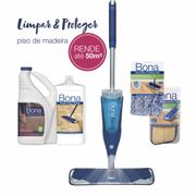 Kit Praticidade: Limpa e Protege para Piso de Madeira (rendimento até 50m2)