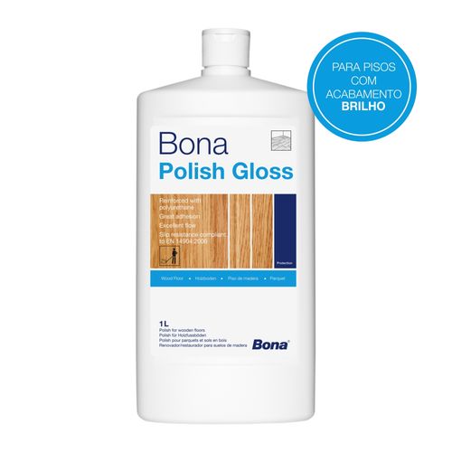 Bona® Renovador De Piso De Madeira Polish Brilho 1L